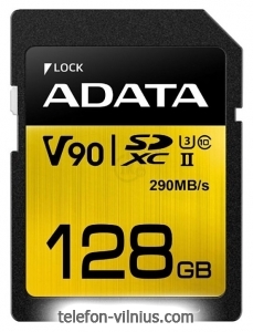 ADATA Premier ONE SDXC UHS-II U3 Class 10 128GB