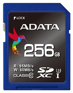 ADATA Premier Pro SDXC Class 10 UHS-I U3 256GB