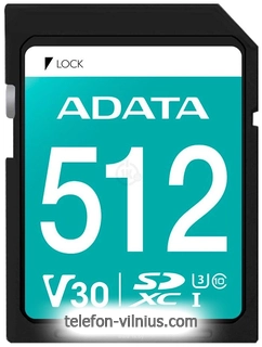 ADATA Premier Pro SDXC 512GB ASDX512GUI3V30S-R