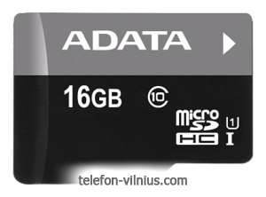 ADATA Premier microSDHC Class 10 UHS-I U1 16GB + SD adapter