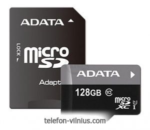 ADATA Premier microSDXC Class 10 UHS-I U1 128GB + SD adapter