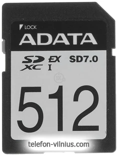 ADATA Premier Extreme SDXC SD 7.0 512GB ASD512GEX3L1-C