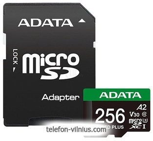 ADATA SPEED PLUS microSDXC 256GB UD256GUI3V30A2SP-RA1 ( )
