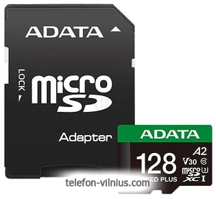 ADATA SPEED PLUS microSDXC 128GB UD128GUI3V30A2SP-RA1 ( )