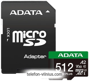 ADATA SPEED PLUS microSDXC 512GB UD512GUI3V30A2SP-RA1 ( )