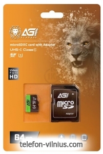 AGI TF138 microSDHC AGI064GU1TF138 64GB ( )