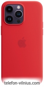 Apple MagSafe Silicone Case  iPhone 14 Pro Max (PRODUCT)RED