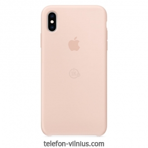 Apple Silicone Case  iPhone XS Max Pink Sand