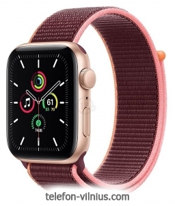 Apple Watch SE GPS 44mm Aluminum Case with Sport Loop