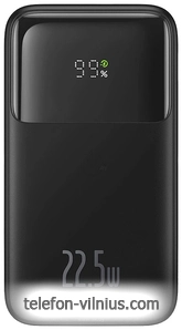 Baseus Comet Series Dual-Cable Digital Display Fast Charge Power Bank 22.5W 20000mAh