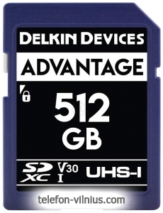 Delkin SDXC Advantage UHS-I 512GB