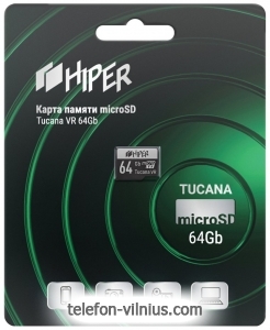 Hiper microSDXC 64GB UHS-1 U3 V30 HI-MSD64GU3V30