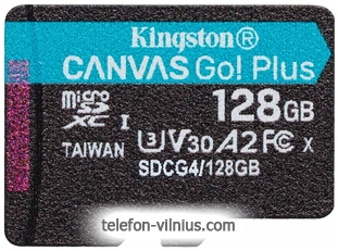 Kingston Canvas Go! microSDXC 128GB SDCG4/128GBSP