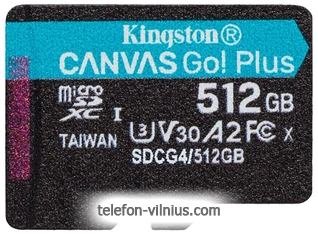 Kingston Canvas Go! microSDXC 512GB SDCG4/512GBSP
