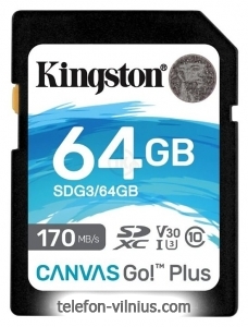 Kingston Canvas Go! Plus SDXC 64GB