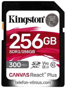 Kingston Canvas React Plus SDXC 256GB