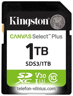 Kingston Canvas Select Plus SDXC 1TB SDS3/1TB
