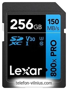 Lexar High-Performance 800x Pro SDXC LSD0800P256G-BNNNG 256GB