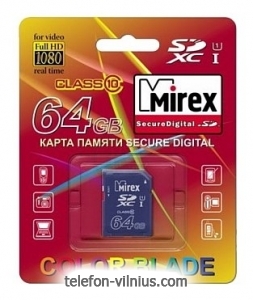 Mirex SDXC Class 10 UHS-I U1 64GB