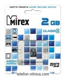 Mirex microSD Class 4 2GB