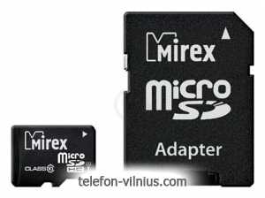 Mirex microSDHC Class 10 UHS-I U1 16GB + SD adapter