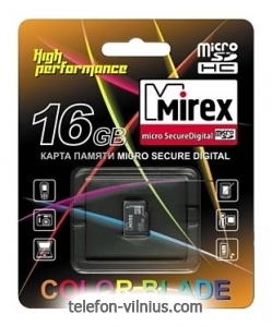 Mirex microSDHC Class 4 16GB