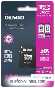 Olmio microSDXC 256GB Extreme UHS-I (U3)