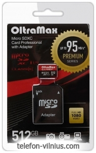 OltraMax Premium Series microSDXC 512GB OM512GCSDXC10UHS-1-PRU3 ( )