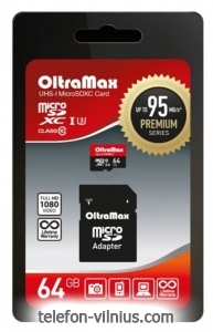 Oltramax Premium OM064GCSDXC10UHS-1-PrU3 microSDXC 64GB ( )