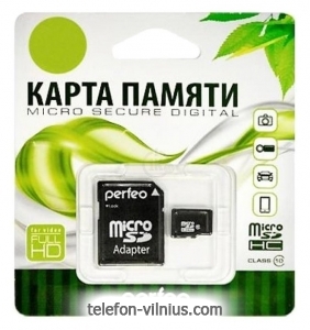 Perfeo microSDHC Class 10 32GB +  [PF32GMCSH10A]