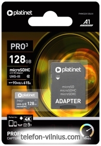 Platinet PMMSDX128U 128GB + SD adapter