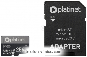 Platinet Pro 3 microSDXC PMMSDX256UIII 256GB