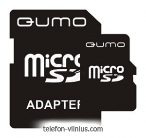 Qumo MicroSD 2Gb + SD adapter