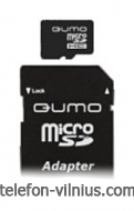 Qumo microSDHC class 10 16GB + SD adapter