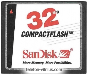 SanDisk CompactFlash MEM1800-32CF= 32MB