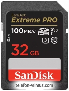 SanDisk Extreme PRO SDHC SDSDXXO-032G-GN4IN 32GB