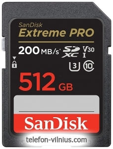 SanDisk Extreme PRO SDXC SDSDXXD-512G-GN4IN 512GB