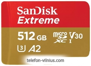 SanDisk Extreme SDSQXAV-512G-GN6MA microSDXC 512GB