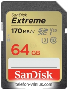 SanDisk Extreme SDXC SDSDXV2-064G-GNCIN 64GB