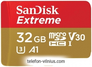 SanDisk Extreme microSDHC SDSQXAF-032G-GN6MN 32GB