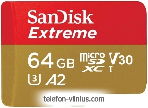 SanDisk Extreme microSDXC SDSQXAH-064G-GN6MN 64GB