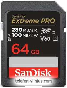SanDisk Extreme PRO SDXC SDSDXEP-064G-GN4IN 64GB