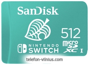 SanDisk For Nintendo Switch microSDXC SDSQXAO-512G-GNCZN 512GB