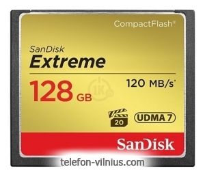 Sandisk Extreme CompactFlash 120MB/s 128GB