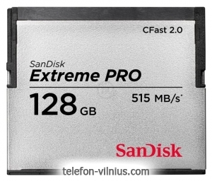 Sandisk Extreme PRO CFast 2.0 515MB/s 128GB