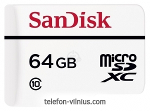 Sandisk High Endurance microSDXC Class 10 64GB + SD adapter