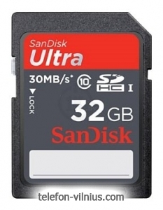 Sandisk Ultra SDHC Class 10 UHS-I 30MB/s 32GB