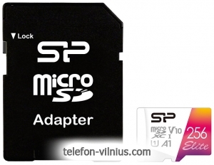 Silicon Power Elite A1 microSDXC SP256GBSTXBV1V20SP 256GB