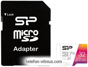 Silicon Power Elite microSDHC SP032GBSTHBV1V20SP 32GB