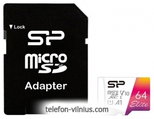 Silicon Power Elite microSDXC SP064GBSTXBV1V20SP 64GB